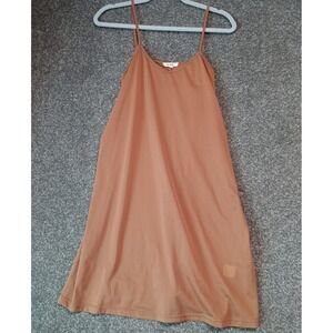 In Loom M Slip‎ Dress Midi Lightweight Forest Fairy Sleeveless Strap Rayon